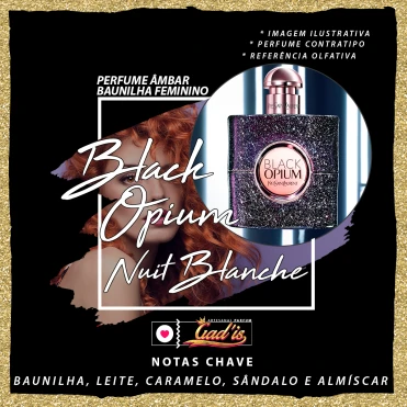 Perfume Similar Gadis 963 Inspirado em Black Opium Nuit Blanche Contratipo